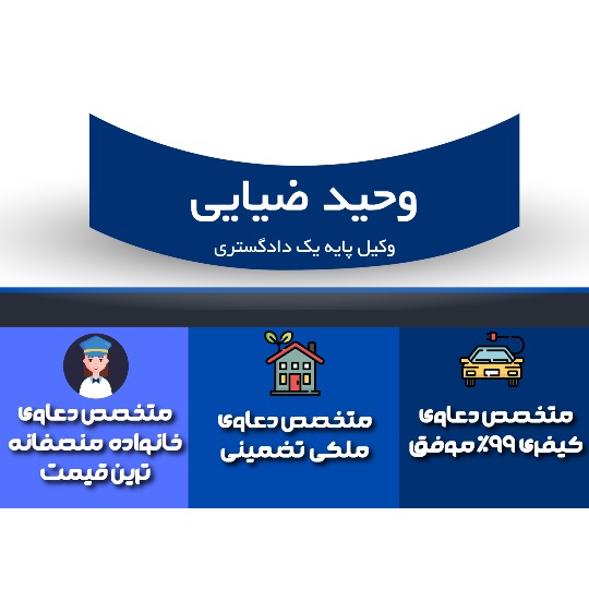 رضایت مردمی وحید ضیایی